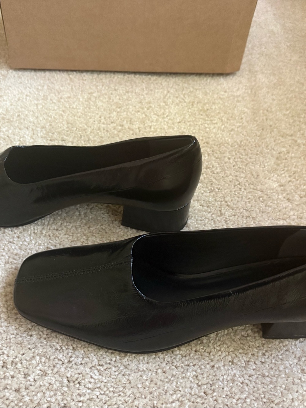 NWT Reformation Inez Pump Black Eel - Picture 2 of 5